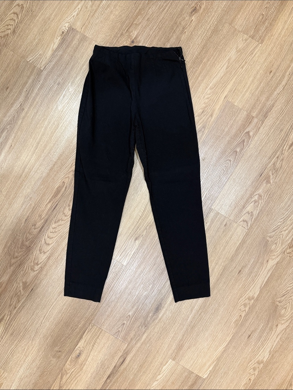 Women's Black Tapered Dress Pants